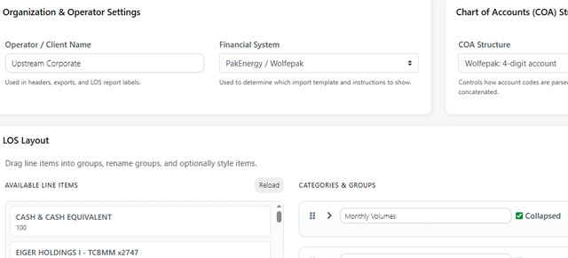 LOS Settings LOS Settings Screenshot